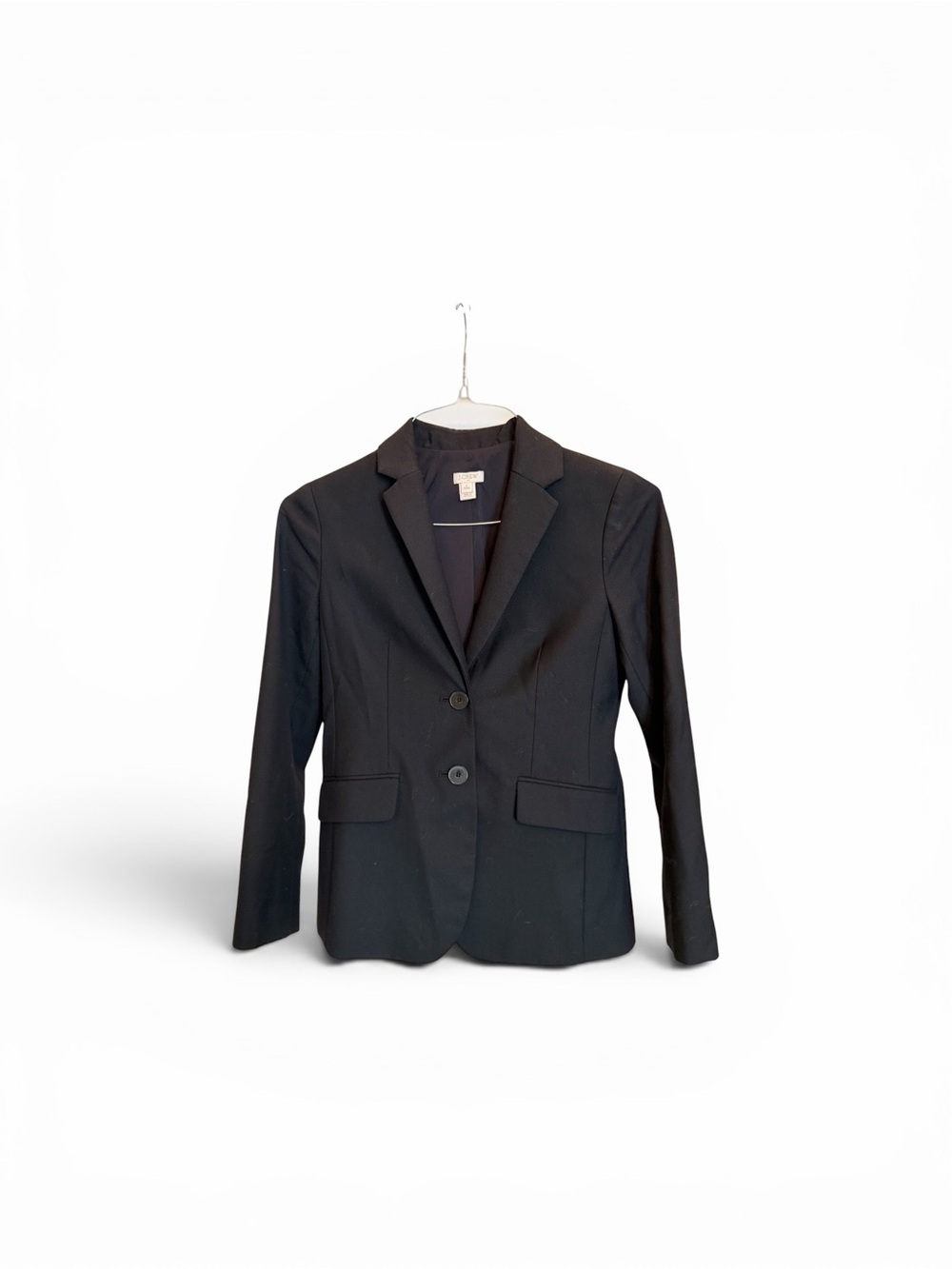 J. Crew Black Two-Button Tailored Blazer
